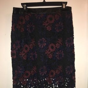 Beautiful crochet pencil skirt